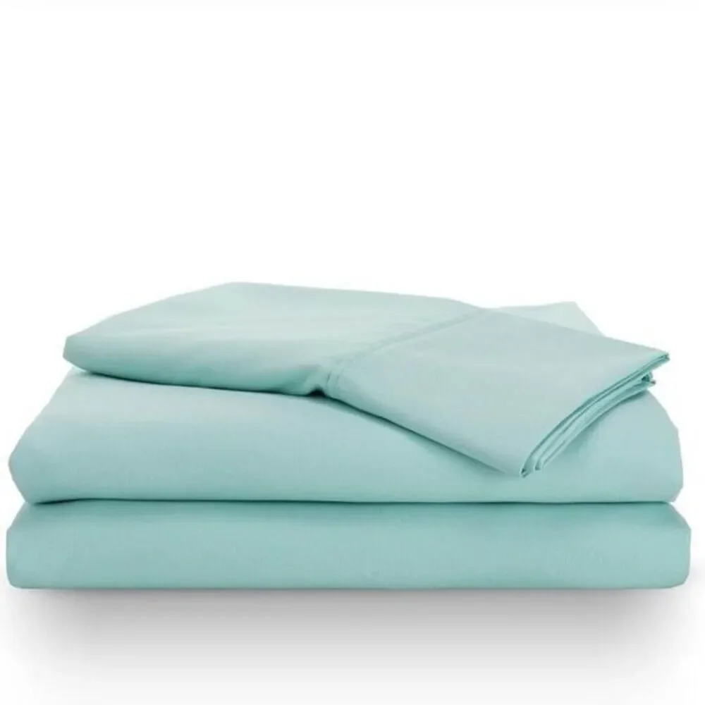 Twin Bed Sheets Set -‎ 3 Piece Microfiber Bed set (color blue fog)